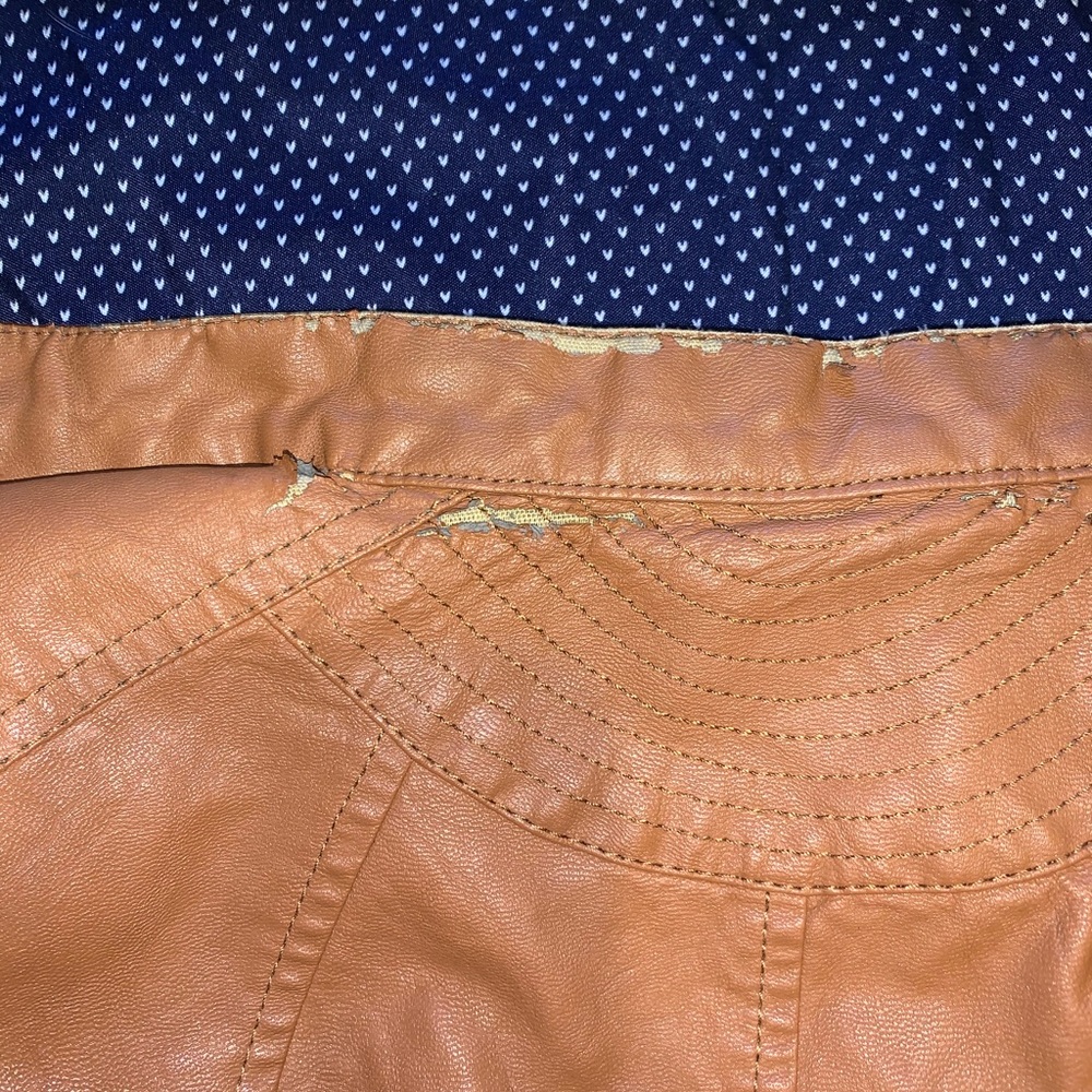 Well-loved chestnut jacket S - Picture 8 of 11